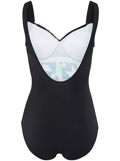 SUNMARIN Badeanzug SCHWARZ/MULTICOLOR – Bild 2