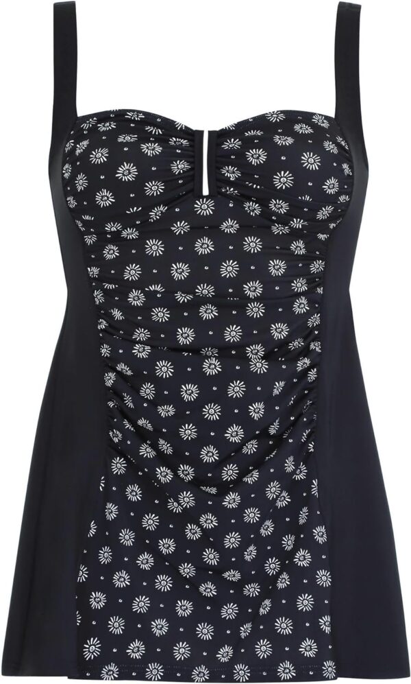 SUNMARIN Badekleid SCHWARZ/WEISS