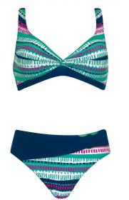 SUNMARIN Bikini NACHTBLAU/MULTICOLOR