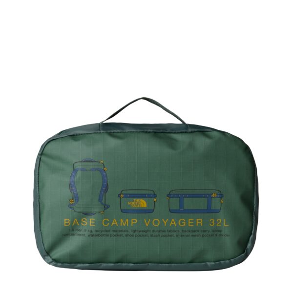 THE NORTH FACE BASE CAMP VOYAGER DUFFEL 32L DUCK GREEN/SHADY BLUE – Bild 6