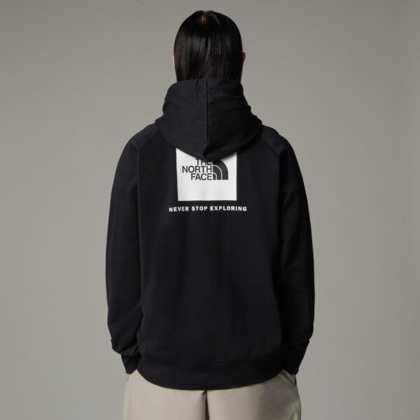 THE NORTH FACE M RAGLAN BOX NSE HOODIE TNF BLACK/TNF WHITE