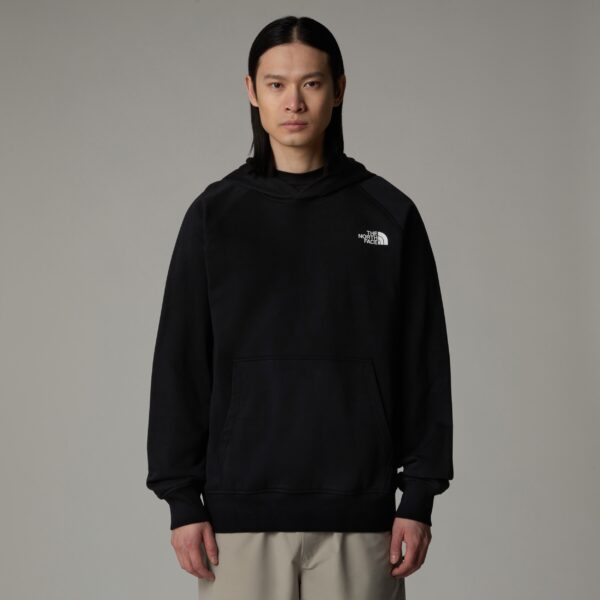 THE NORTH FACE M RAGLAN BOX NSE HOODIE TNF BLACK/TNF WHITE – Bild 2