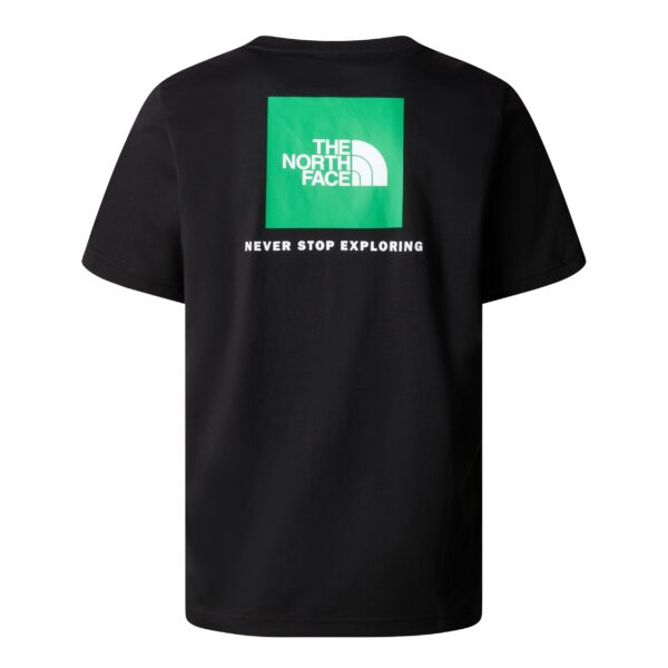 THE NORTH FACE M S/S REDBOX TEE TNF BLACK-OPTIC EMERALD – Bild 2