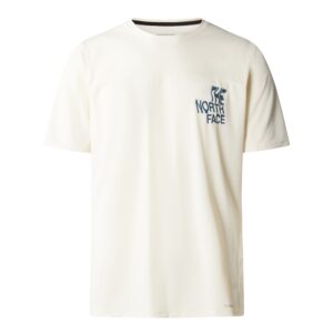THE NORTH FACE M SUNRISER S/S WHITE DUNE-SHADY BLUE