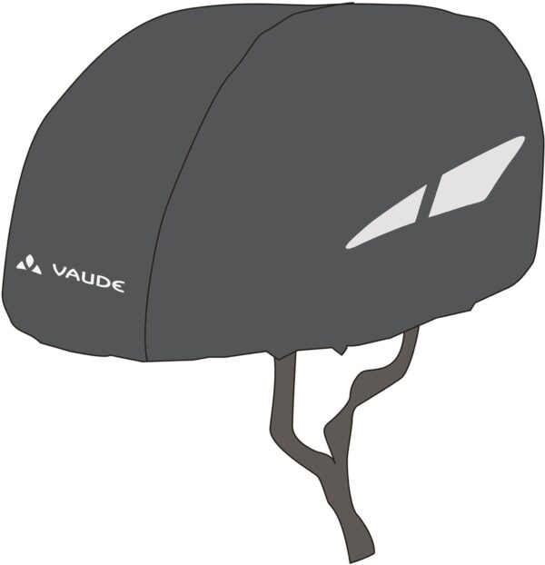 VAUDE Helmet Raincover BLACK – Bild 2
