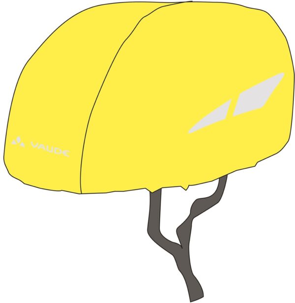 VAUDE Helmet Raincover NEON YELLOW – Bild 2