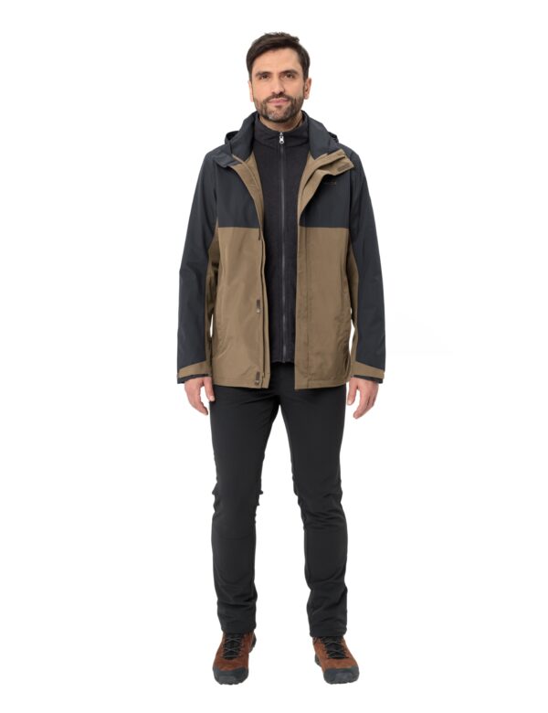 VAUDE Me Rosemoor 3in1 Jacket BLACK/OAT – Bild 6