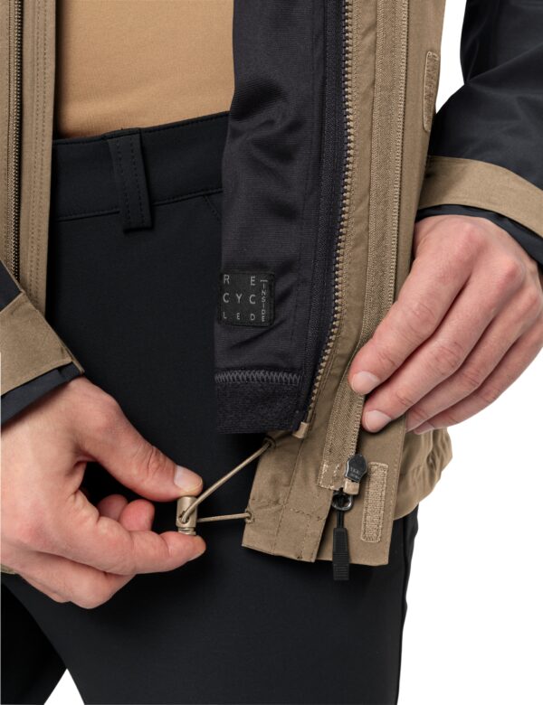 VAUDE Me Rosemoor 3in1 Jacket BLACK/OAT – Bild 8