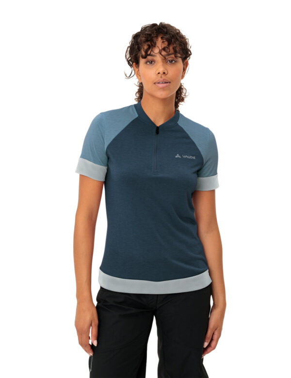 VAUDE Wo Altissimo Q-Zip Shirt DARK SEA UNI – Bild 3