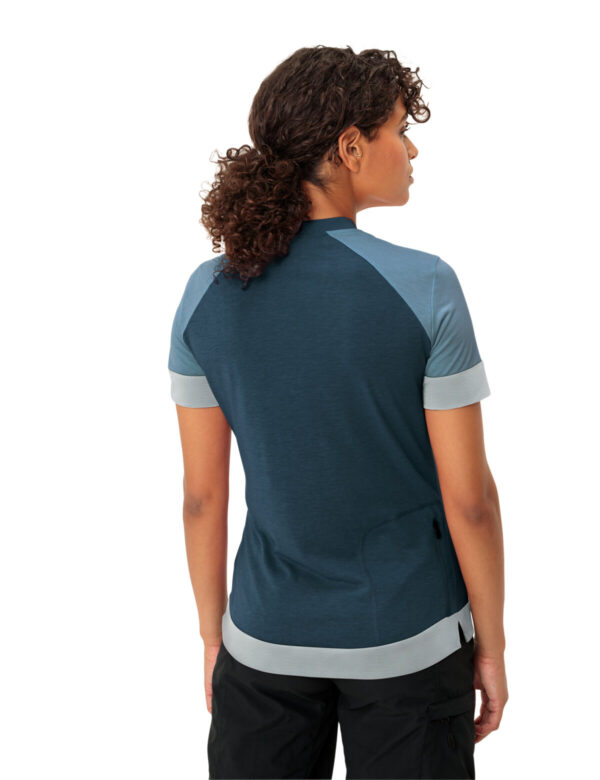 VAUDE Wo Altissimo Q-Zip Shirt DARK SEA UNI – Bild 4
