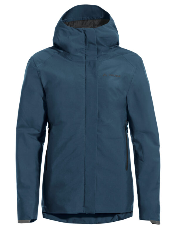 VAUDE Wo Cyclist Warm Rain Jacket DARK SEA
