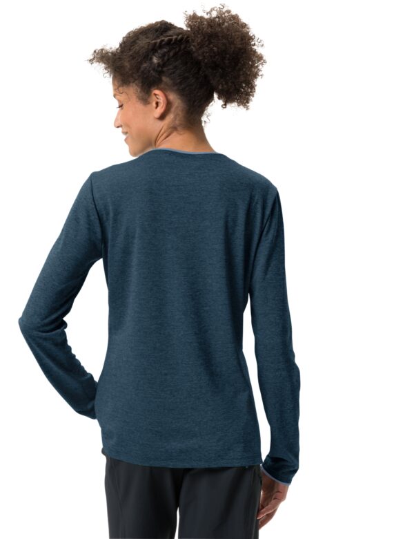 VAUDE Wo Essential LS T-Shirt DARK SEA UNI – Bild 4