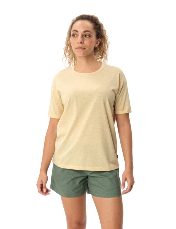 VAUDE Wo Mineo Striped T-Shirt VANILLA – Bild 3
