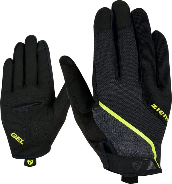 ZIENER CLYO TOUCH long bike glove BITTER LEMON