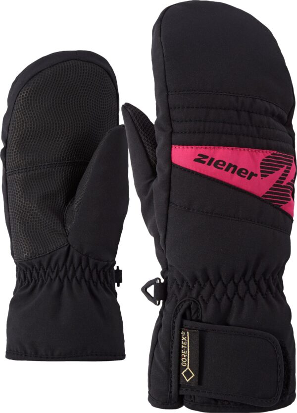 ZIENER ISP 17-junior 1245-0 GTX glove BLACK/POP PINK – Bild 2