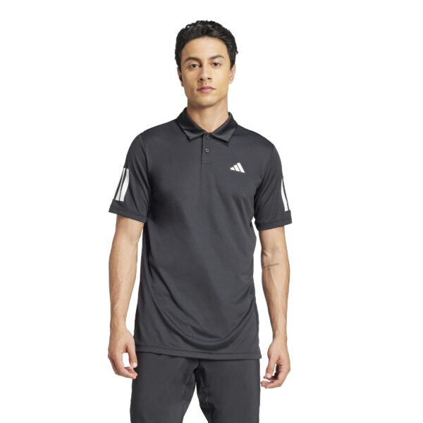 ADIDAS CLUB 3STR POLO BLACK – Bild 2