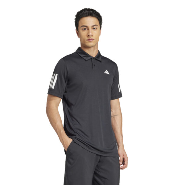 ADIDAS CLUB 3STR POLO BLACK – Bild 4