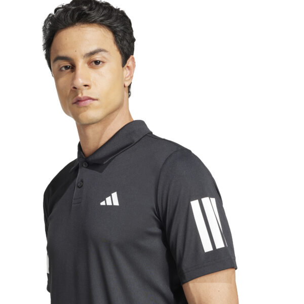 ADIDAS CLUB 3STR POLO BLACK – Bild 5