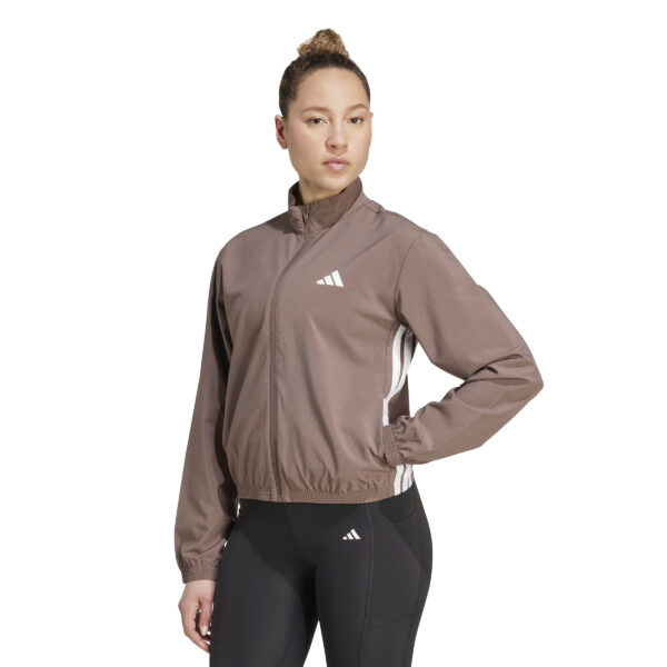 ADIDAS TE 3S WOVEN JKT EARSTR/WHITE – Bild 2