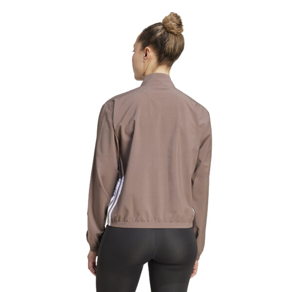 ADIDAS TE 3S WOVEN JKT EARSTR/WHITE – Bild 3
