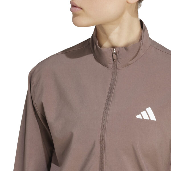 ADIDAS TE 3S WOVEN JKT EARSTR/WHITE – Bild 5
