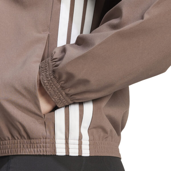 ADIDAS TE 3S WOVEN JKT EARSTR/WHITE – Bild 6