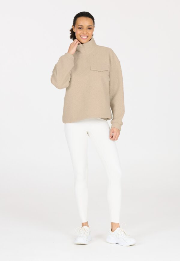 ATHLECIA Florrie W Sherpa Half zip SILVER CLOUD – Bild 5