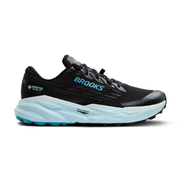 BROOKS Cascadia 19 GTX BLACK/EBONY/BLUE FLOWER – Bild 4