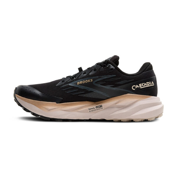 BROOKS Cascadia 19 GTX BLACK/EBONY/CHATEAU GRAY – Bild 5