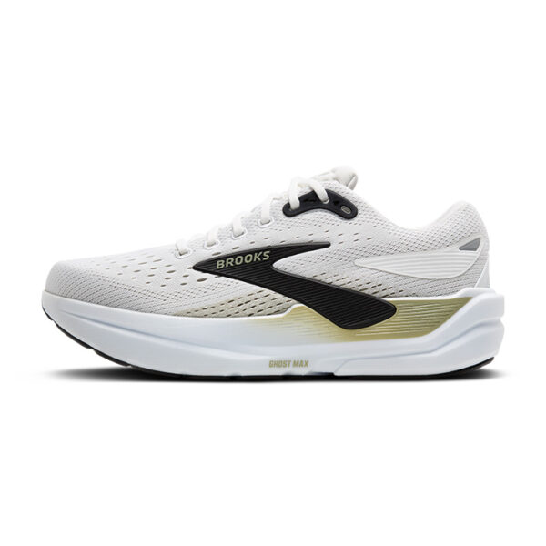 BROOKS Ghost Max 3 BRIGHT WHITE/TEA/BLACK – Bild 2