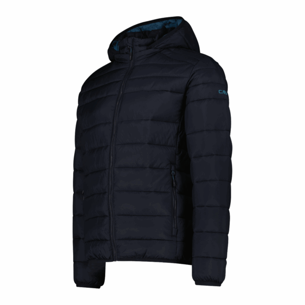 CMP MAN JACKET SNAPS HOOD ANTRACITE-NILO – Bild 3