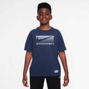 NIKE B NK DF MULTI  SS TOP GX LOVE MIDNIGHT NAVY/CELESTINE BLUE