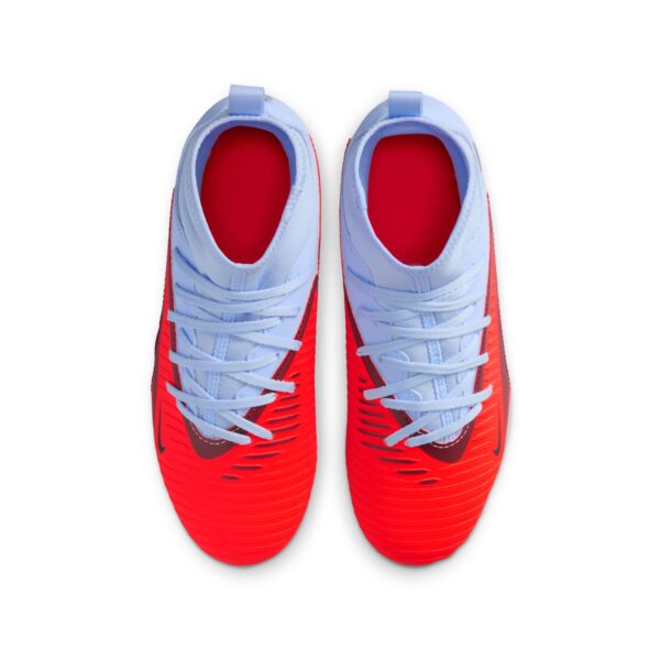 NIKE JR PHANTOM 6 HIGH CLUB FG/MG ROYAL TINT/BRIGHT CRIMSON – Bild 3