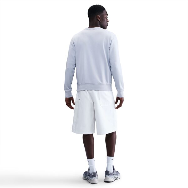 NIKE M NK CLUB FT CREW GHOST/WHITE – Bild 2