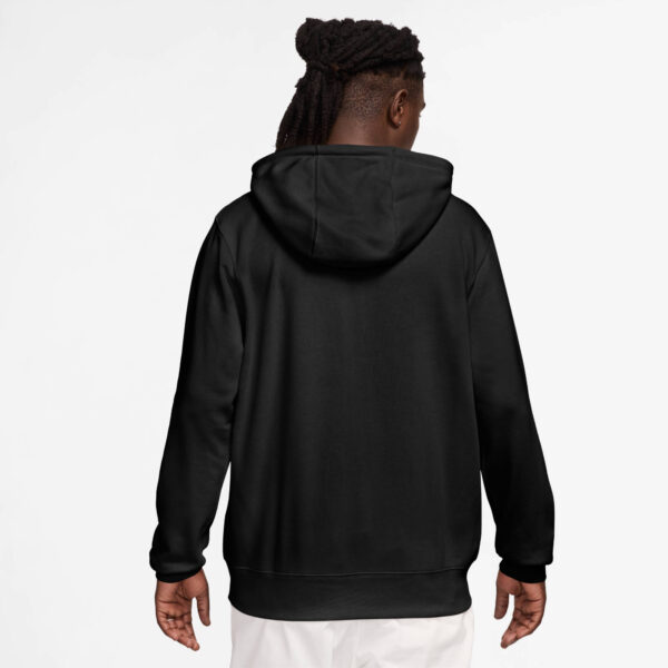 NIKE M NK CLUB FT PO HOODIE BLACK/BLACK/WHITE – Bild 2