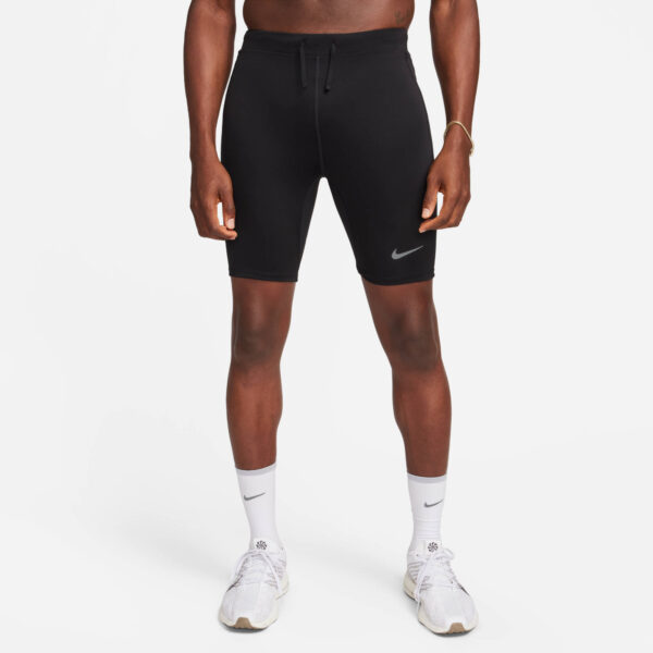 NIKE M NK DF FAST BF HALF TIGHT BLACK/REFLECTIVE SILV