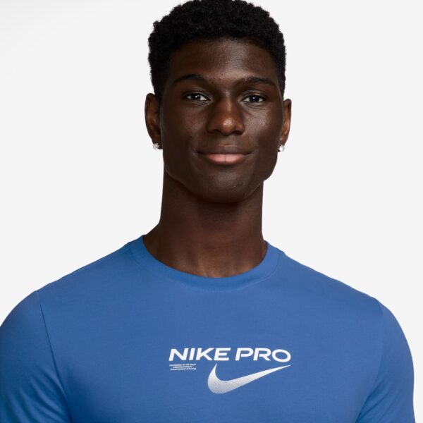 NIKE M NK DF TEE NIKE PRO TRAINING COMET BLUE – Bild 3