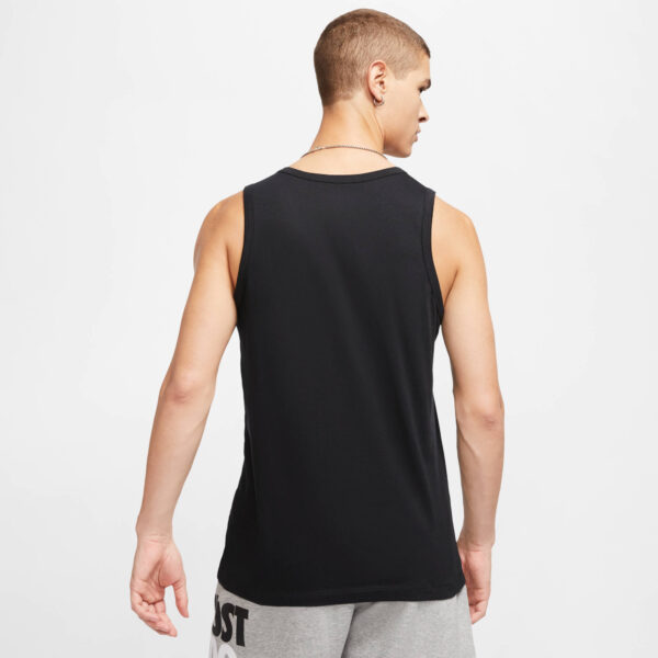 NIKE M NSW CLUB - TANK BLACK/WHITE – Bild 3