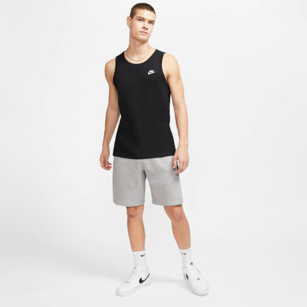 NIKE M NSW CLUB - TANK BLACK/WHITE – Bild 6
