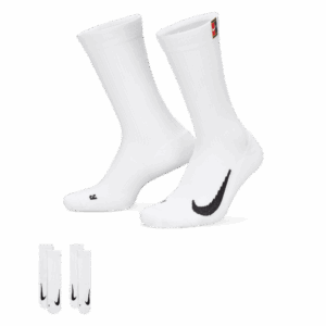 NIKE U NK MULTIPLIER CREW 2PR CUSH WHITE/WHITE