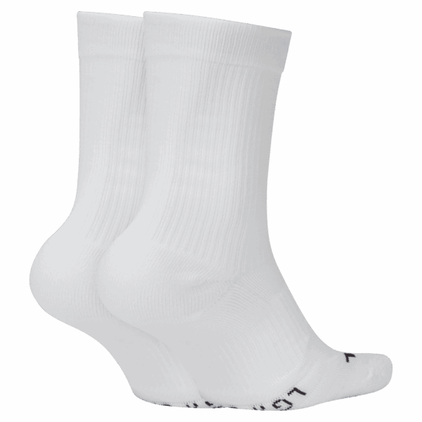 NIKE U NK MULTIPLIER CREW 2PR CUSH WHITE/WHITE – Bild 2