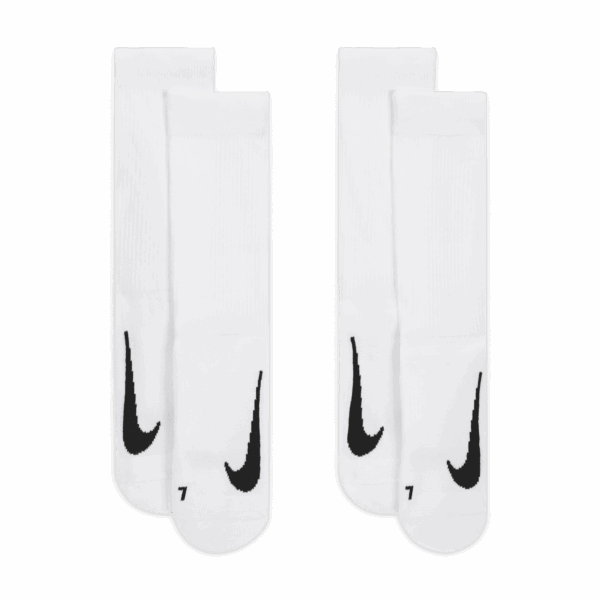 NIKE U NK MULTIPLIER CREW 2PR CUSH WHITE/WHITE – Bild 3