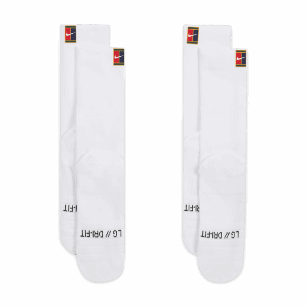 NIKE U NK MULTIPLIER CREW 2PR CUSH WHITE/WHITE – Bild 4