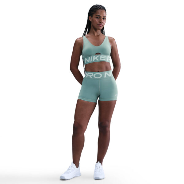 NIKE W NP SCULPT DF HR 3IN SHORT CANNON/WHITE – Bild 2