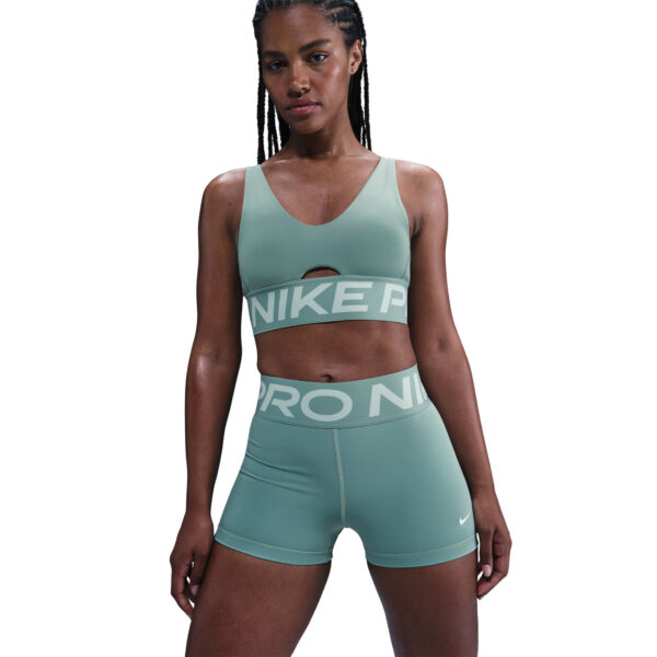NIKE W NP SCULPT DF HR 3IN SHORT CANNON/WHITE – Bild 4