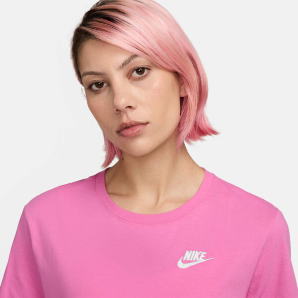 NIKE W NSW CLUB SS TEE PLAYFUL PINK – Bild 2