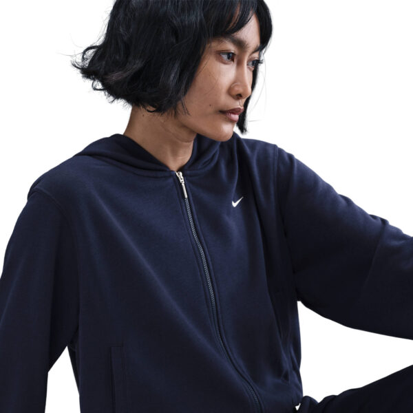NIKE W NSW NK CHLL FT FZ HDY MIDNIGHT NAVY/SAIL – Bild 4
